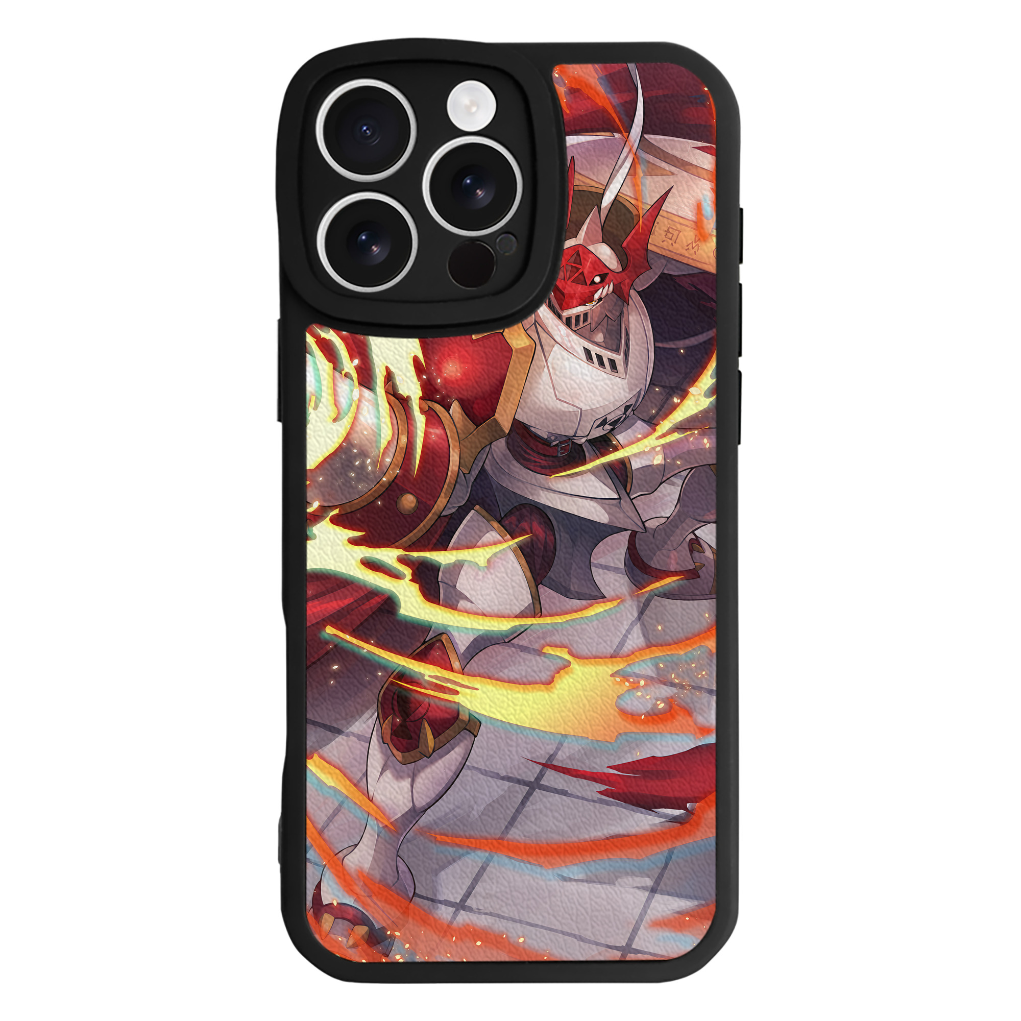 （画像用） Digimon デジタルモンスター/デジモン 【iPhone 16シリーズ対応】シリコンスマホケース（レザー調） 材質：シリコン